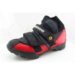 Shimano Women Size 37 M Red Bicycle Shoes‎ Synthetic